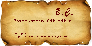 Bottenstein Cézár névjegykártya